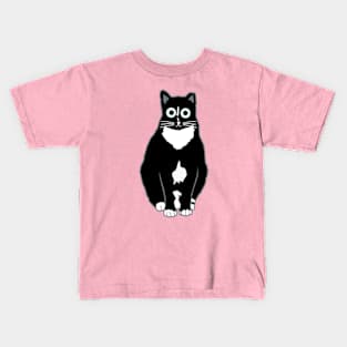 Cookie the Tuxedo Cat Kids T-Shirt